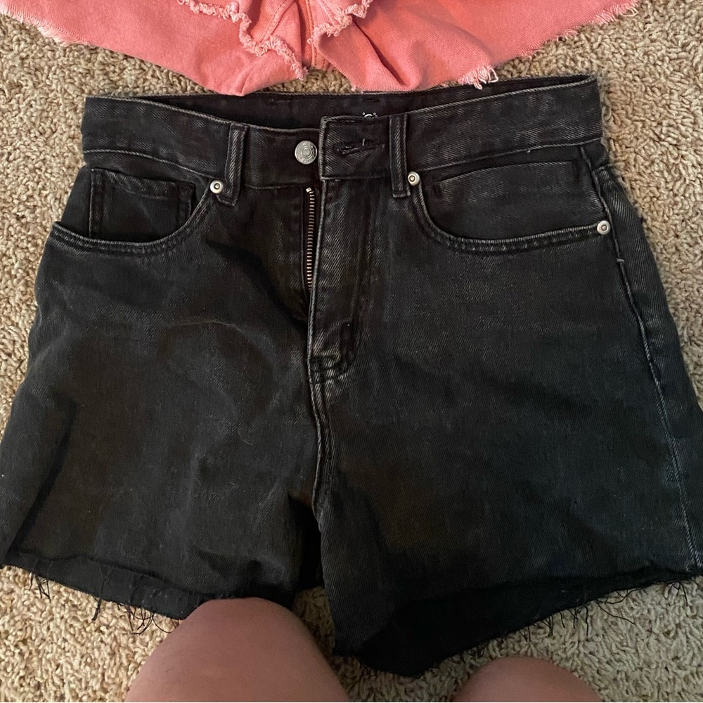 Levi's Black Jean Shorts for Women